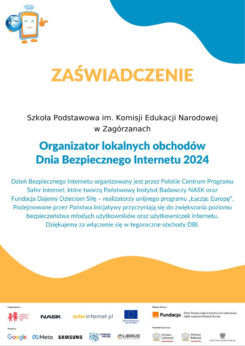 Dzień Bezpiecznego Internetu - DBI 2024