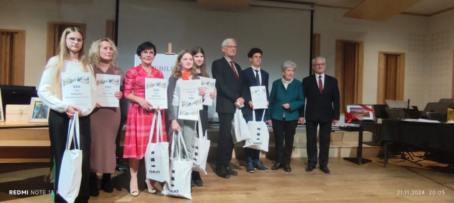 Laureatki „Znam moje Miasto, znam Ziemię Gorlicką”
