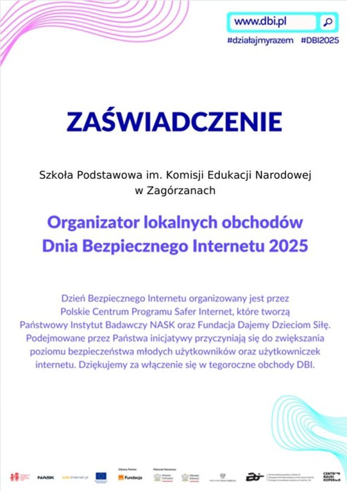 Dzień Bezpiecznego Internetu - DBI 2025