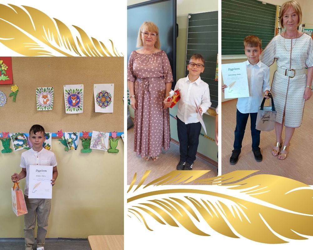 "Złote Pióro" dla uczniów klas I-III